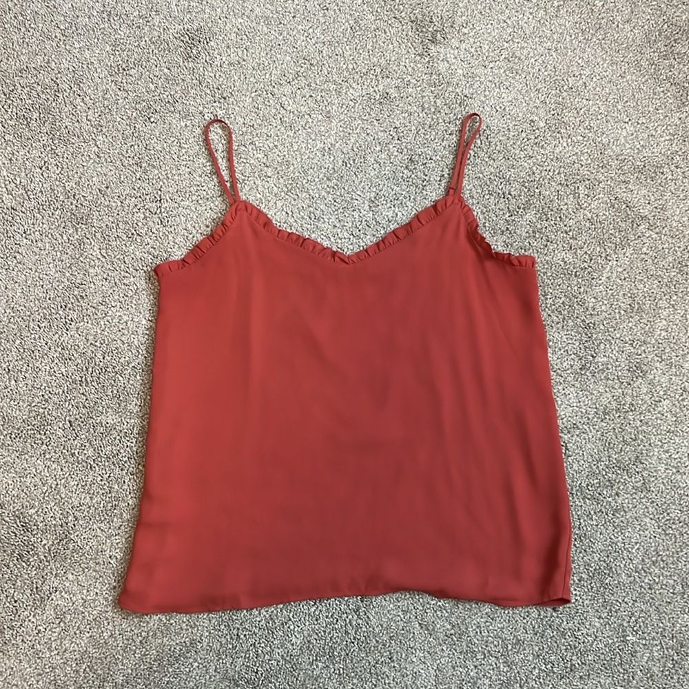 LOFT Ruffle Trim Cami - Picture 3 of 12